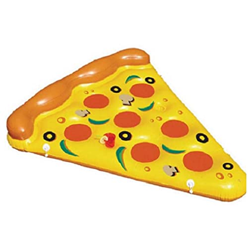 TOSSPER Aufblasbare Schwimm Row Sommer Schwimmbecken Aufblasbarer Pizza Raft Große Wasser-spaß-Strand-Party Spielzeug