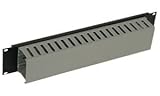 Triton - Pritschenkabelführungspanel (horizontal) - RAL 7035 - 1U - 48.3 cm (19)