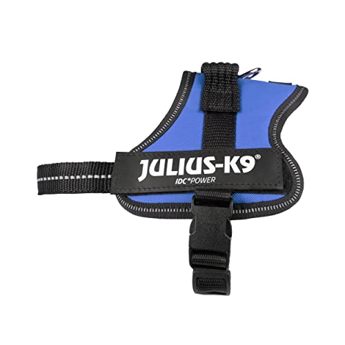 Julius-K9, 162B-MM, K9-Powergeschirr, Größe: Mini-Mini, blau