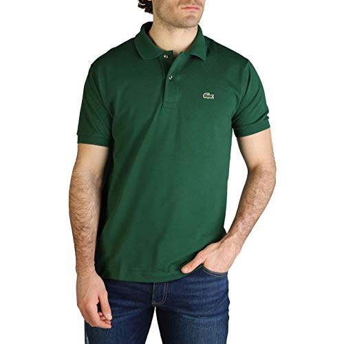Lacoste Herren Regular Fit Poloshirt L1212 Einfarbig, Grün (GREEN 132), XXL (Herstellergröße: 7)