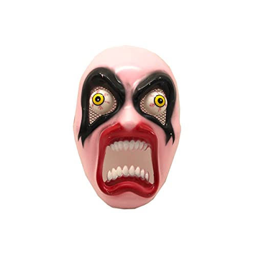 Hworks Scary Ghost Maske Kunststoff Vollgesichtsmaske Cosplay Kostüm Requisiten für Halloween Party