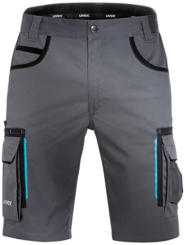 Uvex Tune-Up Arbeitshosen Männer Kurz - Shorts für die Arbeit - Grau - Gr 60