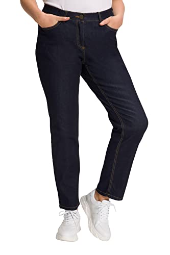 Ulla Popken Damen Sammy, Komfortbund, 5-Pocket Slim Jeans, (grau 11), (Herstellergröße:56)