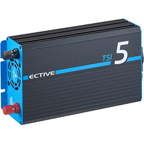 ECTIVE 500W 12V zu 230V Reiner Sinus-Wechselrichter TSI 5 mit integrierter NVS- und USV-Funktion