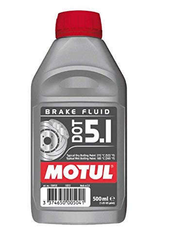 MOTUL DOT 5.1 Synthetische Bremse, ABS und Kupplung Fluid 500 ml x 2 Flaschen