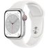 Apple Watch 8 (GPS + Cellular) 41mm Weiß Aluminium / Sport Band