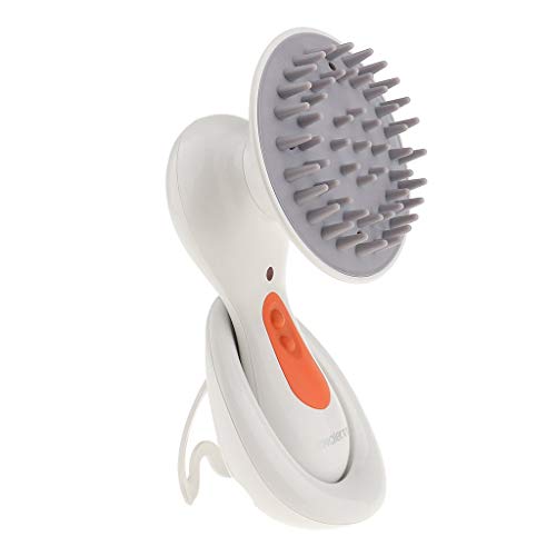 Tubayia Elektrische Kopfmassagegerät Handheld Kopfhaut Massagegerät für Kopfmassage