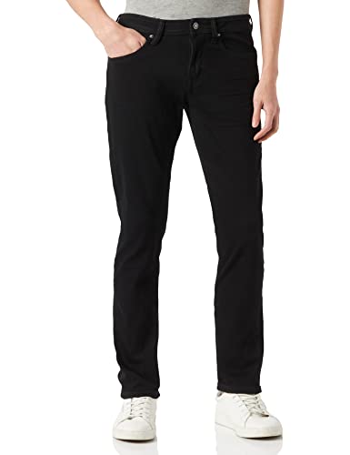 TOM TAILOR DENIM Herren Piers Jeans, Schwarz (Black Denim 10240), 34W / 34L