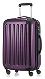 Hauptstadtkoffer - Alex - Handgepäck Reisekoffer Trolley, TSA, 55 cm, 42 Liter, 4 Doppel-Rollen, Aubergine