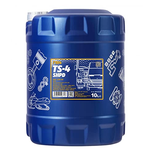 MANNOL TS-4 SHPD 15W-40 API CI-4/CH-4/CG-4/CF-4/CF/SL Motorenöl, 10 Liter