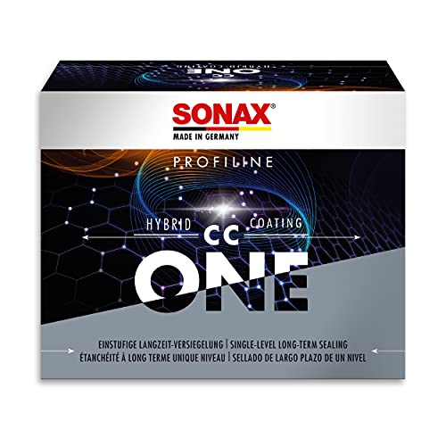 SONAX 2670000 PROFILINE HybridCoating CC One (50 ml) Langzeitversiegelung, mehr Farbtiefe und weiche schmutzabweisende wachsartige Oberflächen, bis zu 15 Monaten Schutz |Art-Nr.02670000, neutral