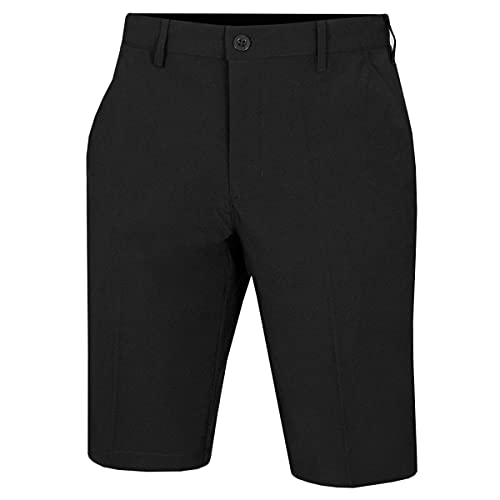 Insel Grün Herren IGSHO2085 Gripper Breath Golf Shorts - Schwarz - 40" Waist