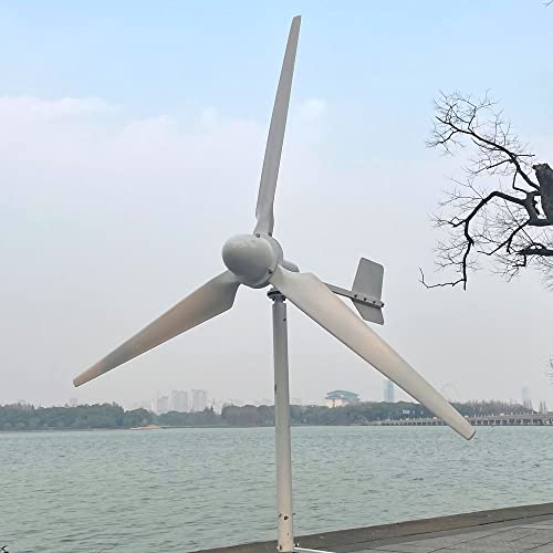 3000W 5000W Horizontale Windkraftanlage 24V 48V 96V 220V Permanentmagnet Generator 3KW 5KW Windturbine 3 Blätter Windgenerator (5000W, 48V)