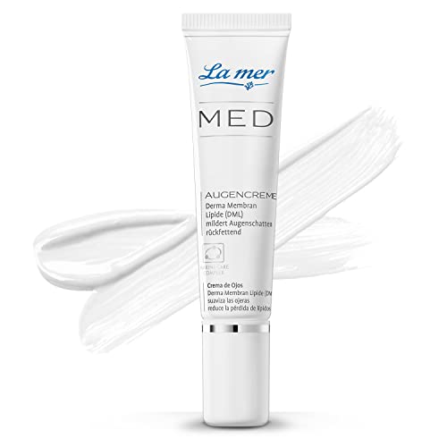 La mer MED – Augencreme für eine intensive Pflege für empfindliche und normale Augen - feuchtigkeitsspendende Augenpflege gegen Augenringe – Für ein glattes Hautbild – 15 ml parfümfreie Feuchtigkeit