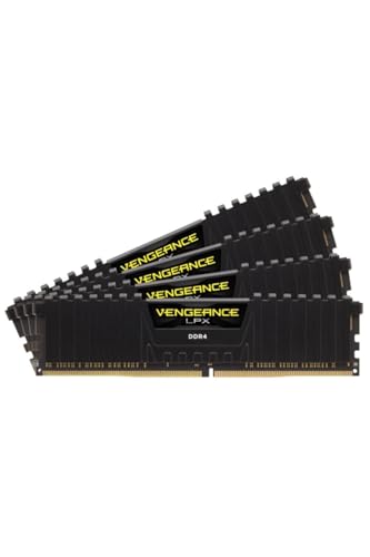Corsair Vengeance LPX 32GB (4x8GB) DDR4 3200MHz C16 XMP 2.0 High Performance Desktop Arbeitsspeicher Kit, schwarz