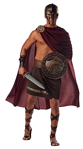 California Costumes Herren Spartan Krieger Kostüm, rot, Large