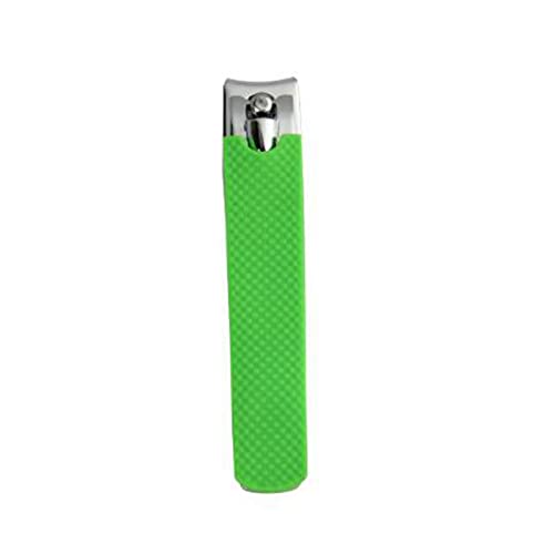 SSWERWEQ Nagelknipser Große und kleine Nagelclipper, vierfarbige Kunststoff-Nagelschneider, 360-Grad-Nagel-Klipper, Nagelschneider aus Edelstahl (Color : Green, Size : S)