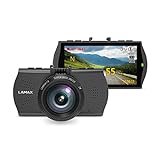 LAMAX C9 Dashcam Auto Vorne 2K Kamera-Videoregistrator Für Auto - Kompakte Autokamera, 2,7'' LCD-Display, 150° Weitwinkel, GPS Radarwarner, Nachtsicht, WiFi, WDR, G-Sensor und Loop-Aufnahme