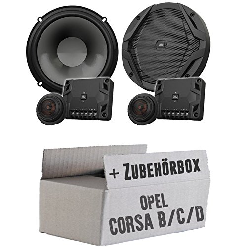 JBL GX600C | 2-Wege | 16,5cm Lautsprecher System - Einbauset für Opel Corsa B/C/D - justSOUND