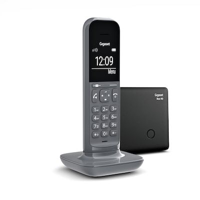 Gigaset CL390 schnurloses Design Telefon ohne Anrufbeantworter (DECT Telefon mit Freisprechfunktion, großem Grafik Display, leicht zu bedienen mit intuitiver Menüführung) satellite grey