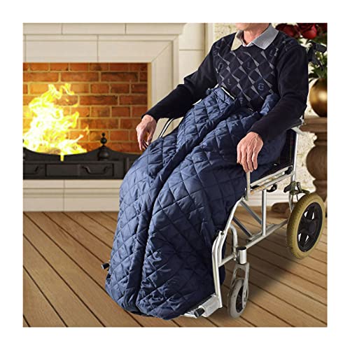 TCIYAQN Rollstuhl-Beindecke, wasserdicht und bequem, wasserdicht, Rollstuhlbezug, Standardgröße, Rollstuhldecke, wasserdicht, universell passend für die meisten Rollstühle