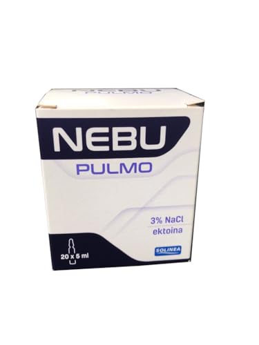 Nebu Pulmo, 20 x 5 ml, hipertonische Kochsalzlösung NaCl 3% mit Ektoin zum inhalieren, löst Schleim auf, entzündungshemmend, isotonische