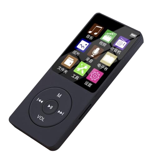 FYOBOT MP4 MP3 Bluetooth-Player 160 X 120 Pixel, Mini-Walkman-Student, 1,8-Bildschirm, 64-G-Steckerkarte, Sportmusik-Player,E