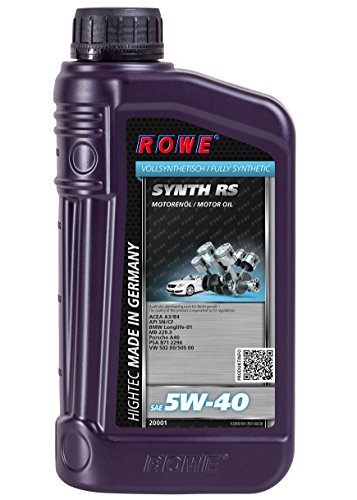 ROWE Hightec Synt RS SAE 5W-40-1 Liter PKW Motoröl vollsynthetisch (HC-Synthese) | Made in Germany