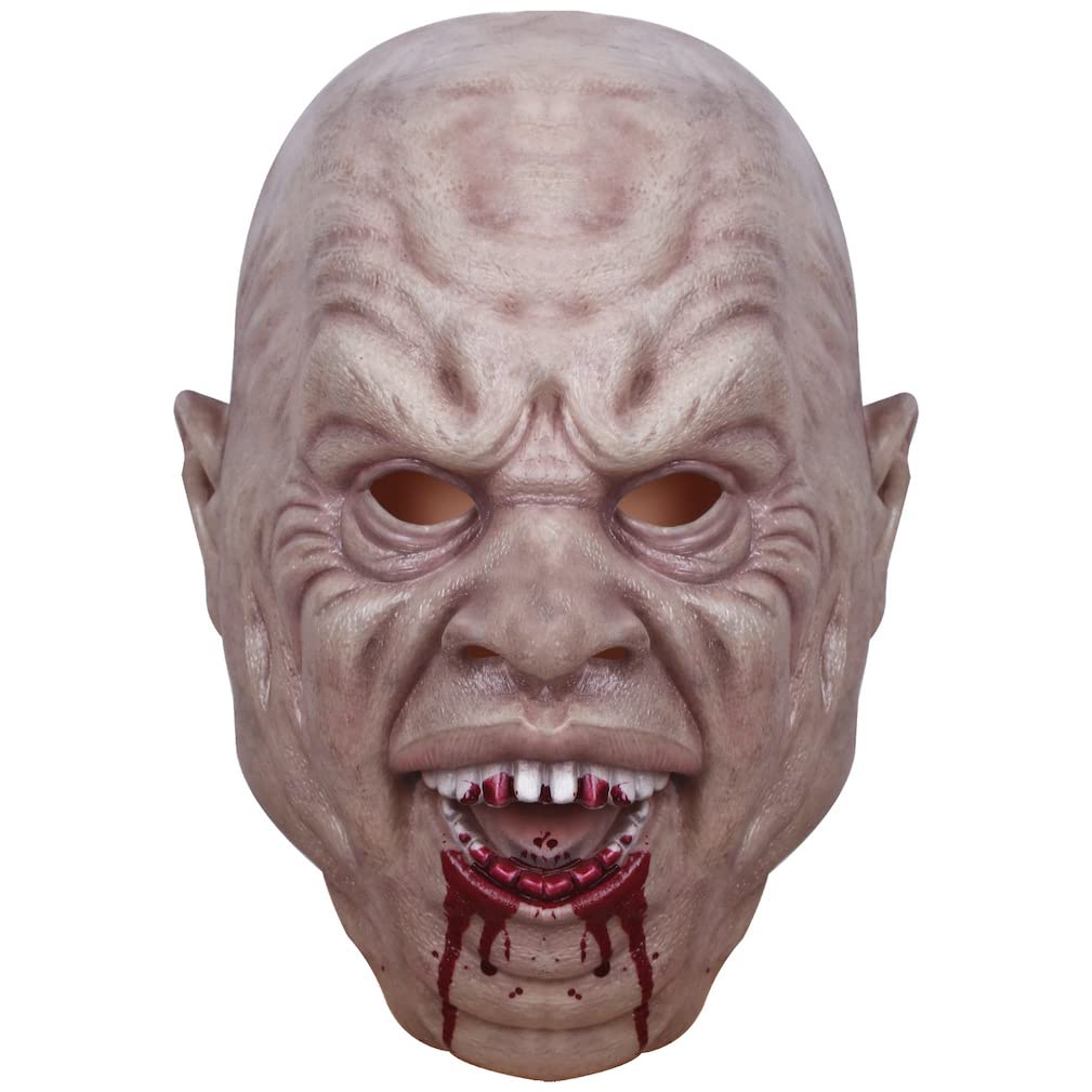 Horror Ghost Maske Latex Vollgesichtsabdeckung Kostüm Spielhaube für Halloween