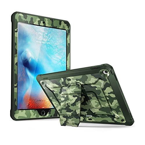 SUPCASE iPad 9.7 2018/2017 Hülle Bumper Case 360 Grad Schutzhülle Robust Cover [Unicorn Beetle PRO] mit integriertem Displayschutz für iPad 9.7 Zoll 5th / 6th Generation, Grün