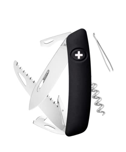 SWIZA Messer D05, schwarz Säge Schweizer Messer
