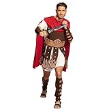 Boland 83806 - Erwachsenenkostüm Gladiator, Herren, Cesar, Römer, Arena, Kampf, Colloseum, Karneval, Halloween, Fasching, Mottoparty, Verkleidung, Theater, Größe: M/L