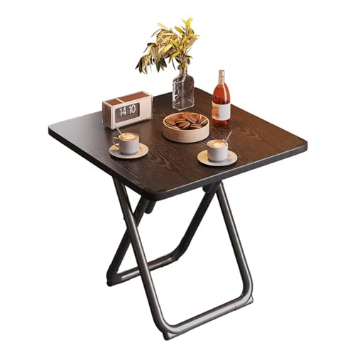 Campingtisch Klapptisch aus Alu Gartentisch Balkontisch Reisetisch zusammenklappbar,Klapptisch esstisch,Gartentisch Runder Klapptisch(60cm/23.6in,Square table)