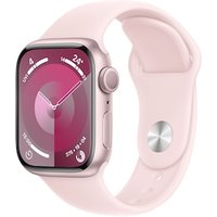 Apple Watch Series 9 GPS 41mm Aluminium Rosè Sportarmband Hellrosa - M/L