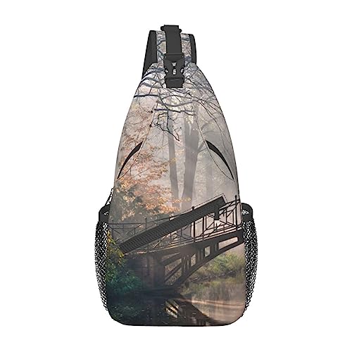Schulter-Rucksack mit Querformat, leicht, faltbar, wasserabweisend, für den täglichen Gebrauch, Schwarz , Einheitsgröße