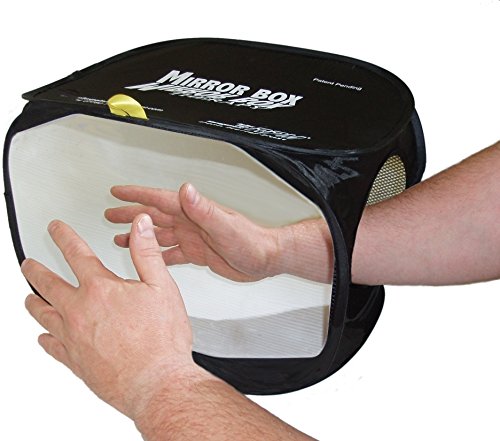 Mirror Box | Spiegeltherapie | Therapiespiegel | Reflex Spiegeltherapie Box | zusammenklappbar, für Hand und Handgelenk (klein)