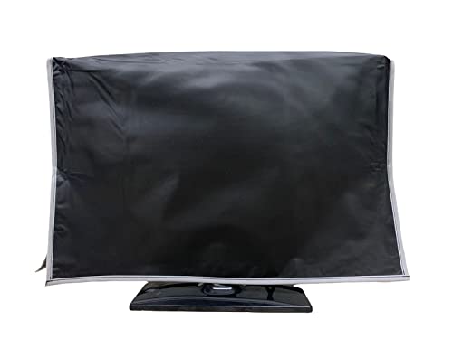 Die perfekte Staubschutzhülle, schwarze Nylon-Abdeckung, kompatibel mit 61 cm (24 Zoll) LED/LCD-Monitoren, antistatisch und wasserdicht, Maße (B x T x H): 58,6 x 7,6 x 40,6 cm (23 x 3 x 16 Zoll)
