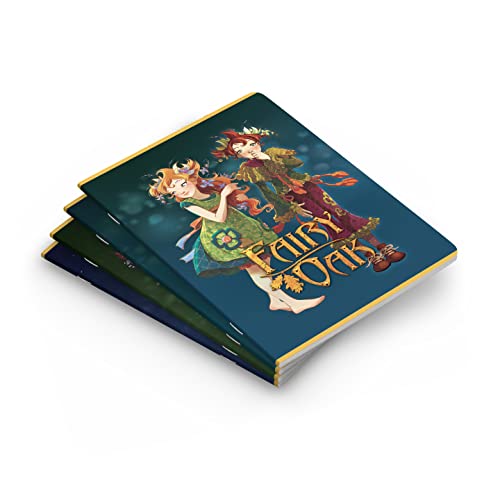 Pigna F.to A4 Maxi Notizbücher Fairy Oak 10 Stück sortiert