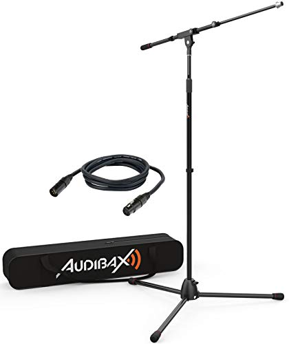 Audibax MS-10 Plus Profi-Mikrofonständer mit Tasche