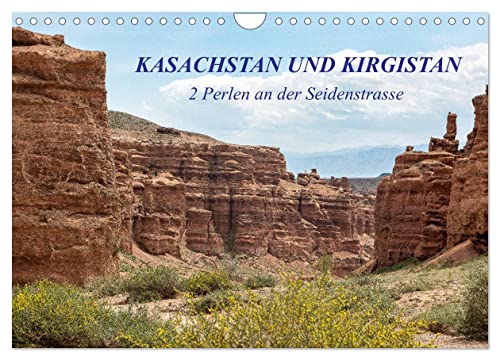 Kasachstan und Kirgistan (Wandkalender 2024 DIN A4 quer), CALVENDO Monatskalender