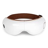 SKANDAS® Augen Massagegerät (Neues Modell 2020) – Gasichtsmaske/Aufladbare Massagebrille mit Vibration, Luftverdichtung, Wärmefunktion und Musik - 2 JAHRE GARANTIE GLOBAL RELAX®