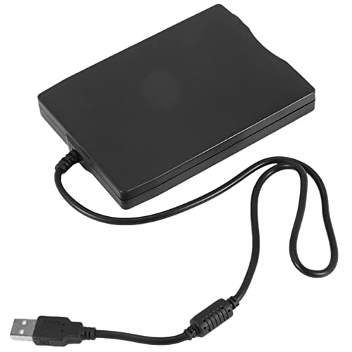 Yheonver Tragbares USB Disketten Laufwerk 1,44 MB 3,5 12 Mbps USB External Tragbares Disketten Laufwerk Diskette Fdd für Laptop, PC