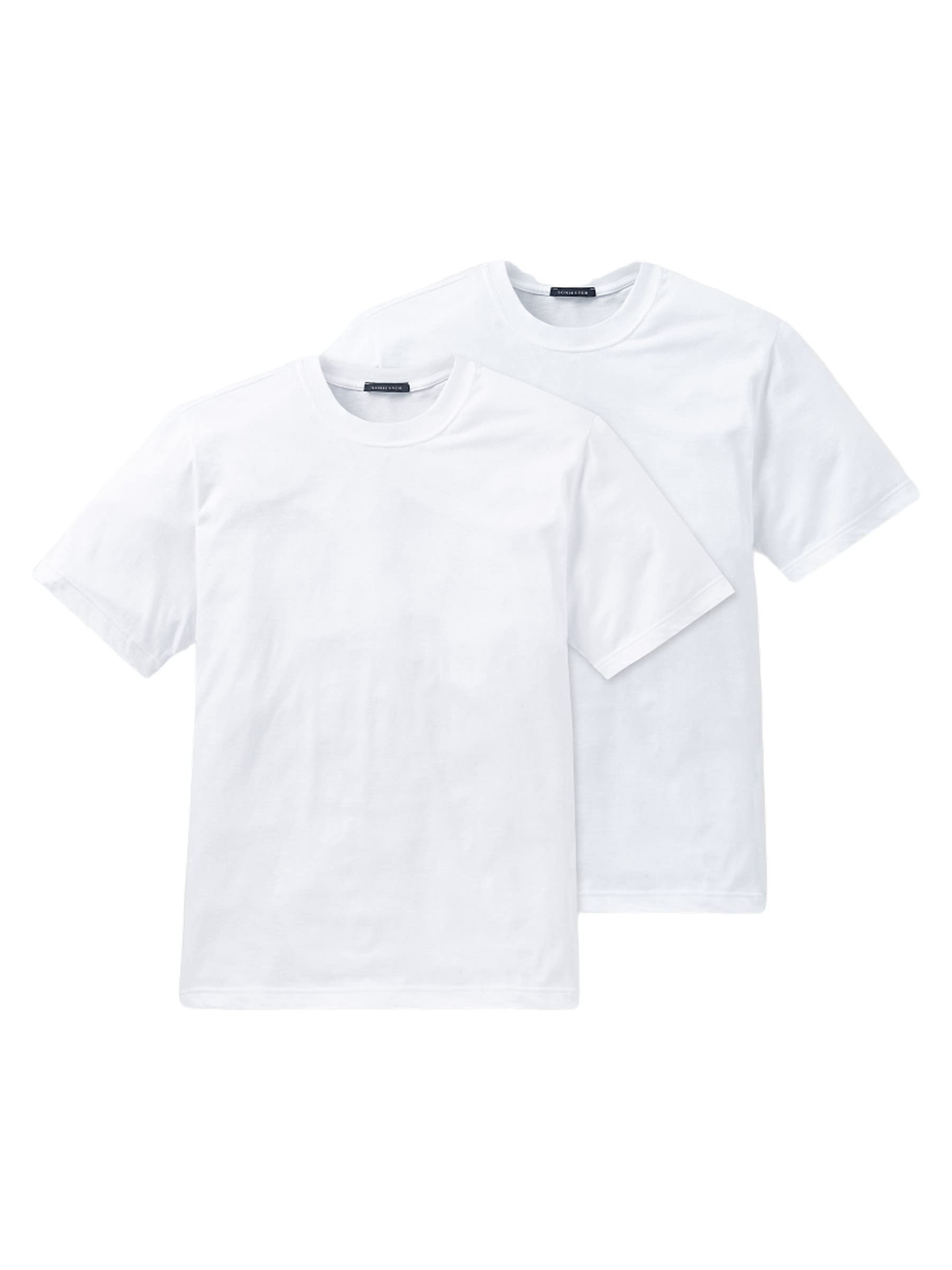 Schiesser Herren Unterhemd 2 er Pack 208150-100, Gr. 7 (XL), Weiß (100-weiss)