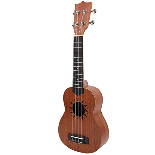 Hawaii-Gitarre, Ukulele aus Holz, einzigartiges Design aus Kunststoff + Silikon für Anfänger
