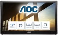 AOC I1659FWUX LCD-Monitor 39.6 cm (15.6 Zoll) 1920 x 1080 Pixel Full HD 5 ms USB 3.0 IPS LCD