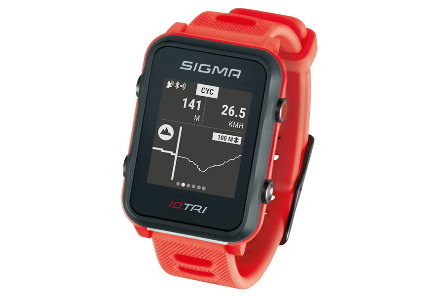 Sigma Sport Unisex - Erwachsene Triathlon Uhr, iD.TRI neon green Set,