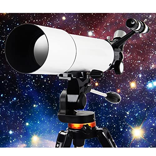 Teleskope für Kinder und Anfänger, Astronomie-Teleskope mit 500/80 Apertur und verstellbarem Stativ, tragbares Refraktor-Teleskop, Geschenk für Weihnachten Full Moon