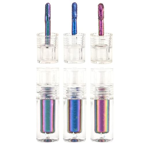 Multi-Chrome Liquid Lipsticks, Chrome Liquid Eyeshadow Stick, Chrome Color Liquid Lipstick Set (Mix,04+05+06)