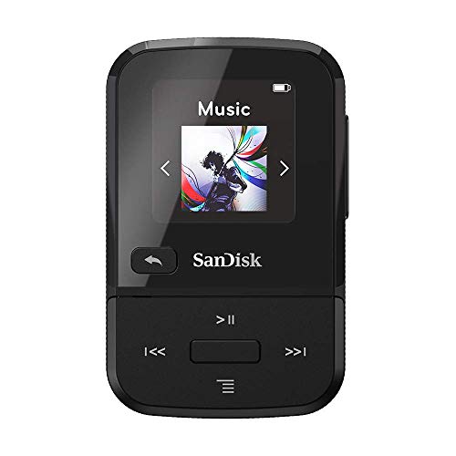 SanDisk Clip Sport Go MP3-Player, 16 GB, Schwarz