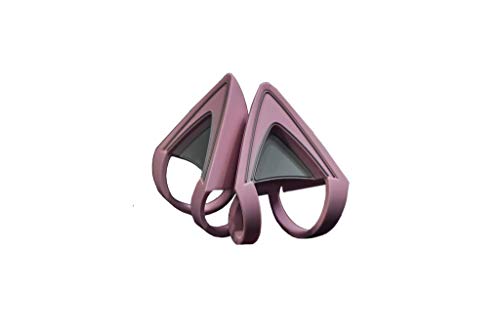 Razer Kitty Ears Katzenohren (für Razer Kraken Gaming Headsets einzigartiger Look und Design für jedes Razer Kraken in Quartz) Rosa